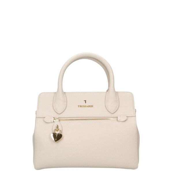 201303 large handbag with shoulder strap trussardi lily 01079 beige 1